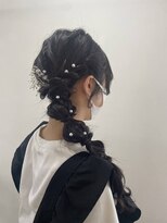 ヘアーアンドメイクアップモパ&nbsp;編みおろし