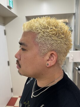 メリケンバーバーショップ トーキョー(MERICAN BARBERSHOP TYO) メンズカットアップバングスパイキーショート（ヌマタユウト）56