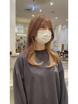 メモリーズ 表参道(Memories) インナーカラー×ミルクティーベージュでお洒落に♪