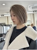 ハイライトハイトーンダブルカラー20代30代40代ULu岡山