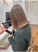 ツヤ髪ブリーチ透明感カラー20代30代40代ショコラベージュ