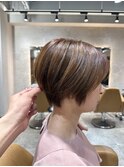 ◯朝が楽になる丸みボブ
