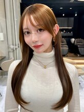 ディーバ 錦糸町(D.I.E.V.A)&nbsp;20代30代40代髪質改善ストレートロングレイヤー艶髪ベージュ