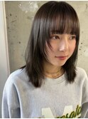 大人ミディアムレイヤースタイル大人レイヤーカット20代30代40代