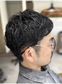 マッシュパーマスタイル
