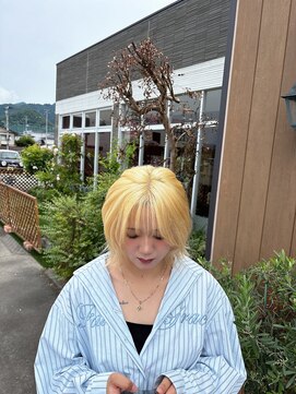 アース 天童店(HAIR&MAKE EARTH) 抜きっぱなしブロンド