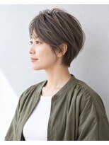 フィールエー 南吉成店(feel.a)&nbsp;愛されサイドバング/白髪ぼかしミルクブラウン/ハンサムボブ/