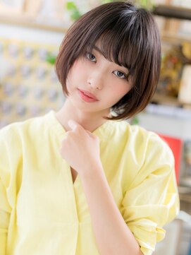 カバーヘア イヴ 戸頭店(COVER HAIR EVE) *EVE戸頭*黒髪ツヤ感透明感★小顔前下がりボブb