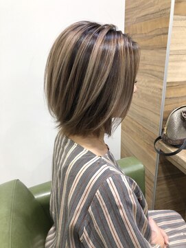 ジゼル(gisele) ショートバレイヤージュ