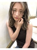 外国人風ハイライトバレイヤージュフェイスフレーミング