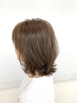20代30代40代/大人可愛い/くびれ/外ハネ/小顔/ボブ/ベージュ