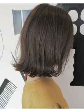 ヘアー ハウス オハナ(hair house ohana) 外ハネボブ×カーキ