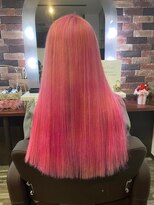 ヘアー リードレス(hair Re:dress) シークレットピンクグラデーション_艶カラー_透け感ストレート