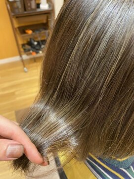 フレンズ 山鼻店(friend's) 艶光るハイライト