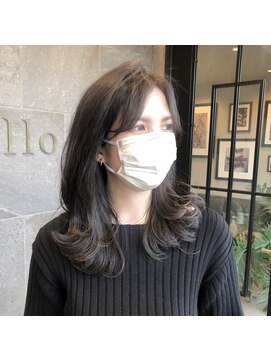 メゾン アヴァロ(Maison Avallo) お客様スナップ＃８9  くびれミディアム/韓国風巻き髪