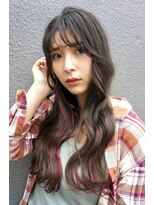 ブゾン(buZon)&nbsp;【buZon ブゾン】ロングウェーブ☆インナーカラー