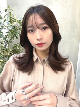 ミラリー トウキョウ(Mirareee Tokyo) 20代30代40代◎韓国ヘアー顔周りレイヤー青髪似合わせカットロブ