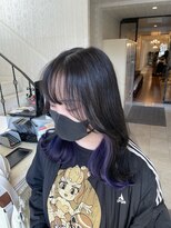 ヘアスタジオ アルス 御池店(hair Studio A.R.S)&nbsp;ディープアメジストインナーカラー#インナーカラー