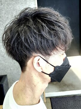 ニアウ 太田店(Niau) ツイストスパイラルパーママッシュメンズパーマ波巻きパーマ