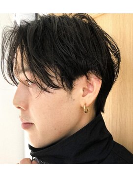 ワク(WAKU) 『WAKU』サラッとセンターパート　アッシュブラック