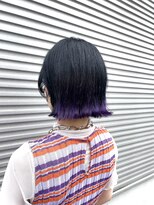 ポイントファイブバイソレイユ 藤沢店(.5 by SOLEIL) 【裾カラー】【デザインカラー】【ラベンダー】