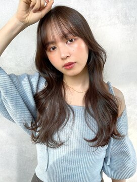 メゾンドイギー(MAISON de IGGY) 美髪エアリーロングココアブラウンマロンベージュブラウンカラー