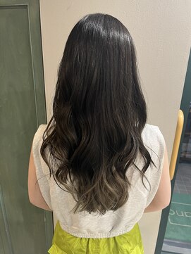 ヘアサロン ナノ(hair salon nano) ロングヘア/グレージュカラー/エンドカラー/グラデーション/艶髪