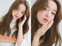 かきあげバングで大人っぽレイヤーロング◆