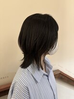 ハナモリ テララ(hanamori terara) hanamori☆多田羅 縮毛矯正で作る!セットが簡単外はねミディ