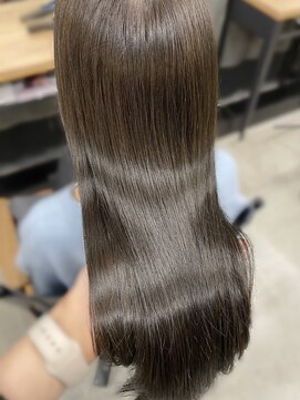 アリュウル 表参道(ALLURE) 赤み消し！オリーブグレージュカラー×ケアカラー◯伊藤