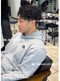 短髪ツイストスパイラルパーマ大宮メンズカットパーマ美容室