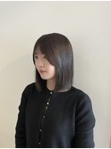 肩上ボブ/ブルージュカラー