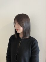 ベンジー 薬院大通店(benji)&nbsp;肩上ボブ/ブルージュカラー