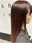 レッドブラウンカラー　20代/30代/40代女性