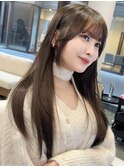 （巻ける縮毛矯正/レイヤーカット/髪質改善/艶