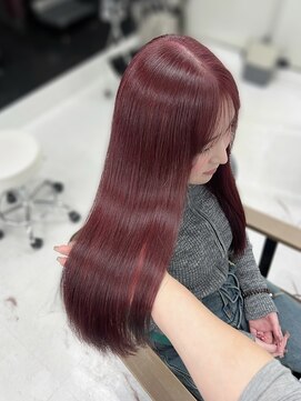 ハピネス 梅田茶屋町店(HAPPINESS) 韓国くびれロング レイヤーオルチャン小顔前髪 艶髪 髪質改善