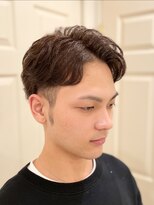 アットグラーロ 名古屋大須店 (＠GLARO)&nbsp;☆クセ毛活かしリバースパーマ風☆センターパートショート