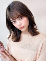 ラルユー 金山(LallYou)&nbsp;後れ毛が可愛い顔周りレイヤーナチュラルアッシュ