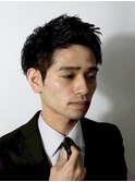 ツーブロックショート