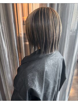 アンテナ 安城店(ANTENA) ハイライトカラー　アンブレラカラー　ボブ