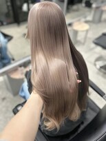 ペレ アネックス 大阪梅田茶屋町店(PELE ANNEX)&nbsp;ホワイトグレージュ/デジタルパーマ/フェザーパーマ/梅田