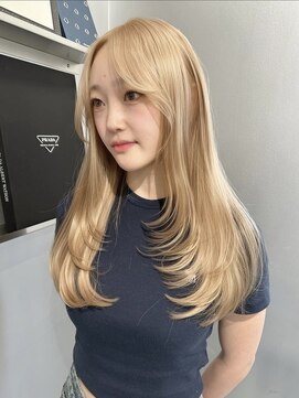 ペレ アネックス 大阪梅田茶屋町店(PELE ANNEX) ホワイトグレージュ/デジタルパーマ/フェザーパーマ/梅田