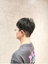 ゼル 郡山駅前(ZELE) ネイビーブラックカラーのメンズショートスタイル