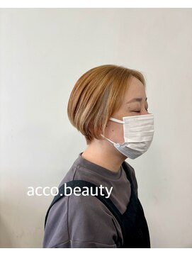 ヘアーアンドメイク アッコ(hair and make acco) ショートボブ