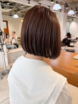 ダンボ(DUMBO) 【yosuke】ピンクブラウン/ボブ/ブリーチなしカラー