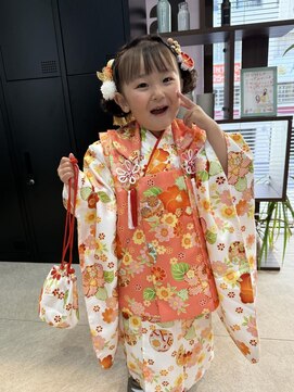 シクネ 新潟駅 万代(SHICUNE) アサミ＊【新潟/万代】七五三ヘアセット