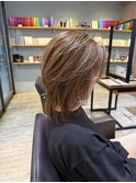 【西宮/白髪ぼかし】20代 愛され艶ミディ
