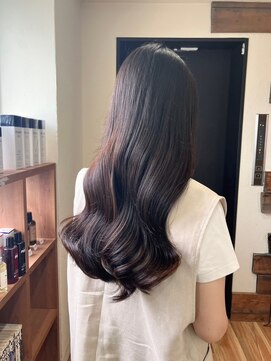 髪質改善/縮毛矯正/顔周り小顔レイヤー/ボブ/韓国/ミディアム