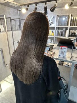 ノス 表参道(NOOS) 髪質改善インナーグレージュピンクベージュマチルダボブNOOS根本