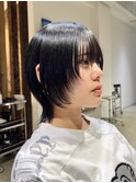 ショートウルフカット/レイヤーウルフ/顔まわりレイヤーカット